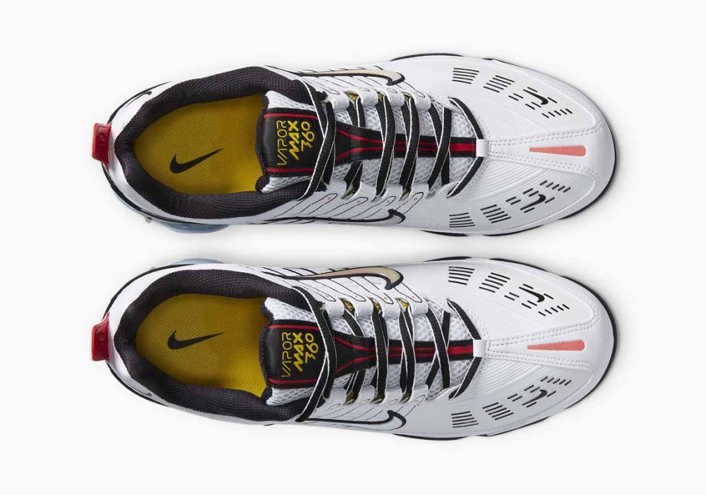 Nike Air VaporMax 360 Weiß Geschwindigkeit Gelb Herren und Damenschuhe