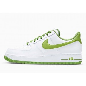 Nike Air Force 1 Low '07 Weiß Chlorophyll Herren und Damenschuhe