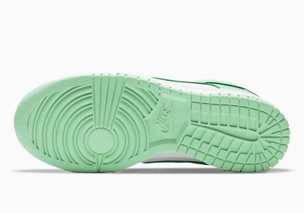 Nike Dunk Low Grünes Leuchten Weiß Herren und Damenschuhe