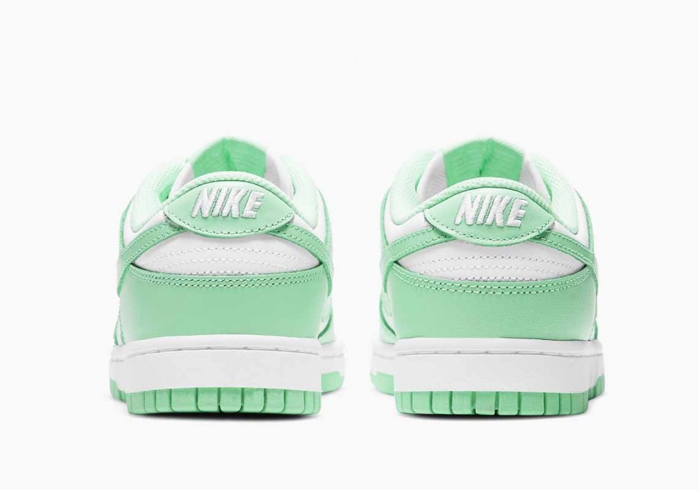 Nike Dunk Low Grünes Leuchten Weiß Herren und Damenschuhe