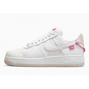Nike Air Force 1 '07 LX Pink Bling Weiß Hyperrosa für Damen